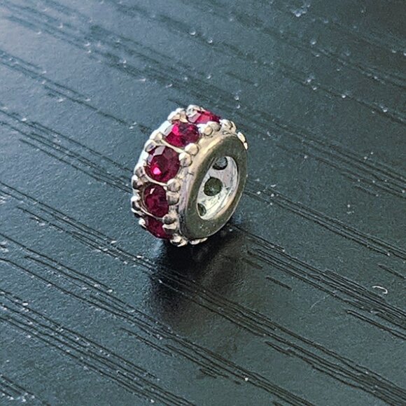 Pandora charm red and silver - Picture 1 of 4